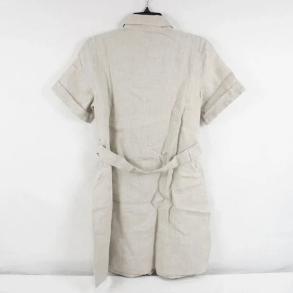 Aritzia Wilfred Eleta Linen Mini Dress small - Picture 3 of 4